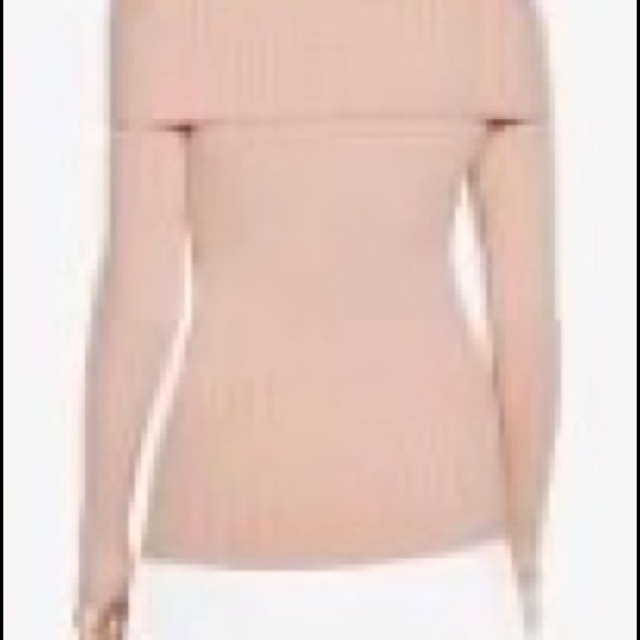 BCBG pink shoulder sweater, new - Picture 4 of 5